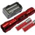 Multi Farge Velg LED lommelykt 1300 LUMENS 5 Modus Ultrafire 501B robust aluminium for friluftsliv camping