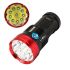 Kraftig Sky Ray S110 LED lommelykt 10000 lumen utendørs profesjonell bruk vanntett 6061T aluminiumslegering