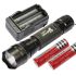 Multi Farge Velg LED lommelykt 1300 LUMENS 5 Modus Ultrafire 501B robust aluminium for friluftsliv camping