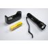 Ultrafire WF-501B XML U2 LED lommelykt 1300 lumen svart bærbar lyskilde oppladbart 18650 batteri innkludert