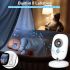 VB603 Video Baby Monitor med toveis lyd infrarødt nattsyn 2.4G teknologi for trygg barneovervåking