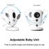 VB603 Video Baby Monitor med toveis lyd infrarødt nattsyn 2.4G teknologi for trygg barneovervåking