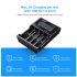 XTAR VC4SL USB C lader for 18650 21700 med QC3.0 hurtiglading og allsidig batterilader inkludert AA AAA