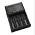 Nitecore D4 Digicharger batterilader med LCD skjerm Li-Ion 18650 Ni-MH sikkerhet og effektivitet retur mulig
