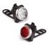 USB-oppladbar sykkellys HJ-030 3 LED 4 moduser vanntett frontlys kompakt design for sykkelsikkerhet
