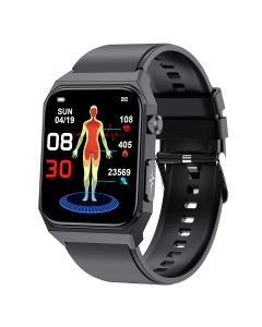 E530 blodsukker smartklokke EKG? hjertefrekvens blodtrykk IP68 vanntett smartklokke