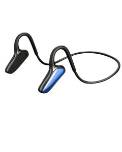 M-D8 trådløst hodesett, Bluetooth 5,0, beinledende lydutstyr, sportsøretelefon Vanntett trådløst hodesett med mikrofon ørekrok TWS Bass Hifi Stereo
