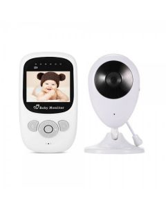 SP880 Trådløs video Farge Baby Monitor med 2.4inches LCD 2 Way Audio Talk Night Vision Surveillance Security Camera Babysitter