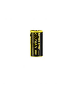 Nitecore NL1665R 650MAH 3.6V 16340 Micro-USB oppladbart batteri