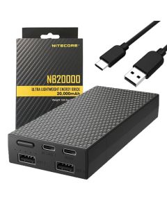 Nitecore NB20000 QC Dual Port USB/USB-C 20000mAh Power Bank