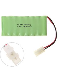 9,6V AA 1800mAh Ni-MH oppladbart batteri