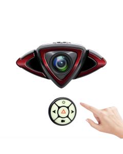 Sykkel baklysopptaker 1080P kamera, smart trådløs fjernkontroll Sykkel blinklys DV sykkel baklys