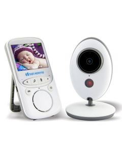 Trådløs LCD-lydvideo Baby Monitor VB605 Radio Nanny Musikk Intercom IR 24H Bærbar Baby Kamera Baby Walkie Talkie Babysitter