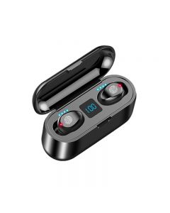 F9 TWS Bluetooth 5.0 Trådløse hodetelefoner Hodetelefon Touch Control Earphones Stereo Sport Headset LED Display Gaming Auriculare