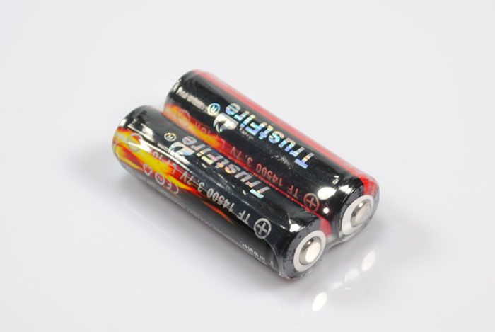 TrustFire 14500 oppladbart Li-ion-batteri 900mAh høy kapasitet miljøvennlig allsidig batteripar