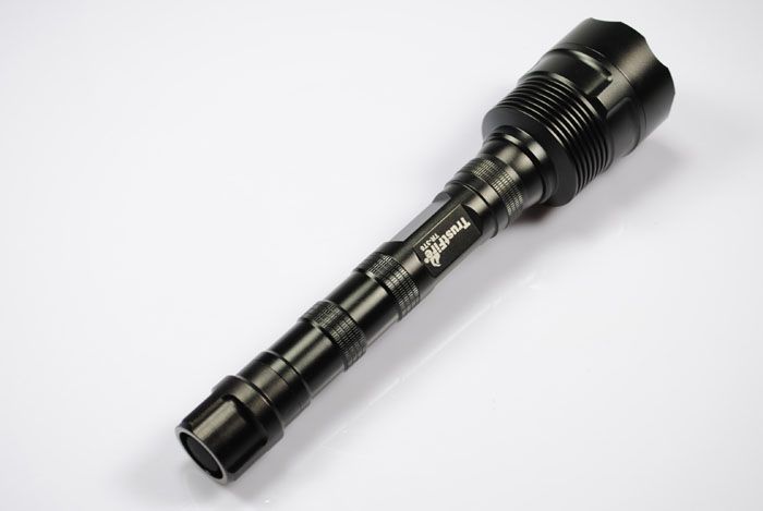 TrustFire TR-3T6 3x T6 LED taktisk lommelykt 3800 lumen lettvekt oppladbar for utendørseventyr