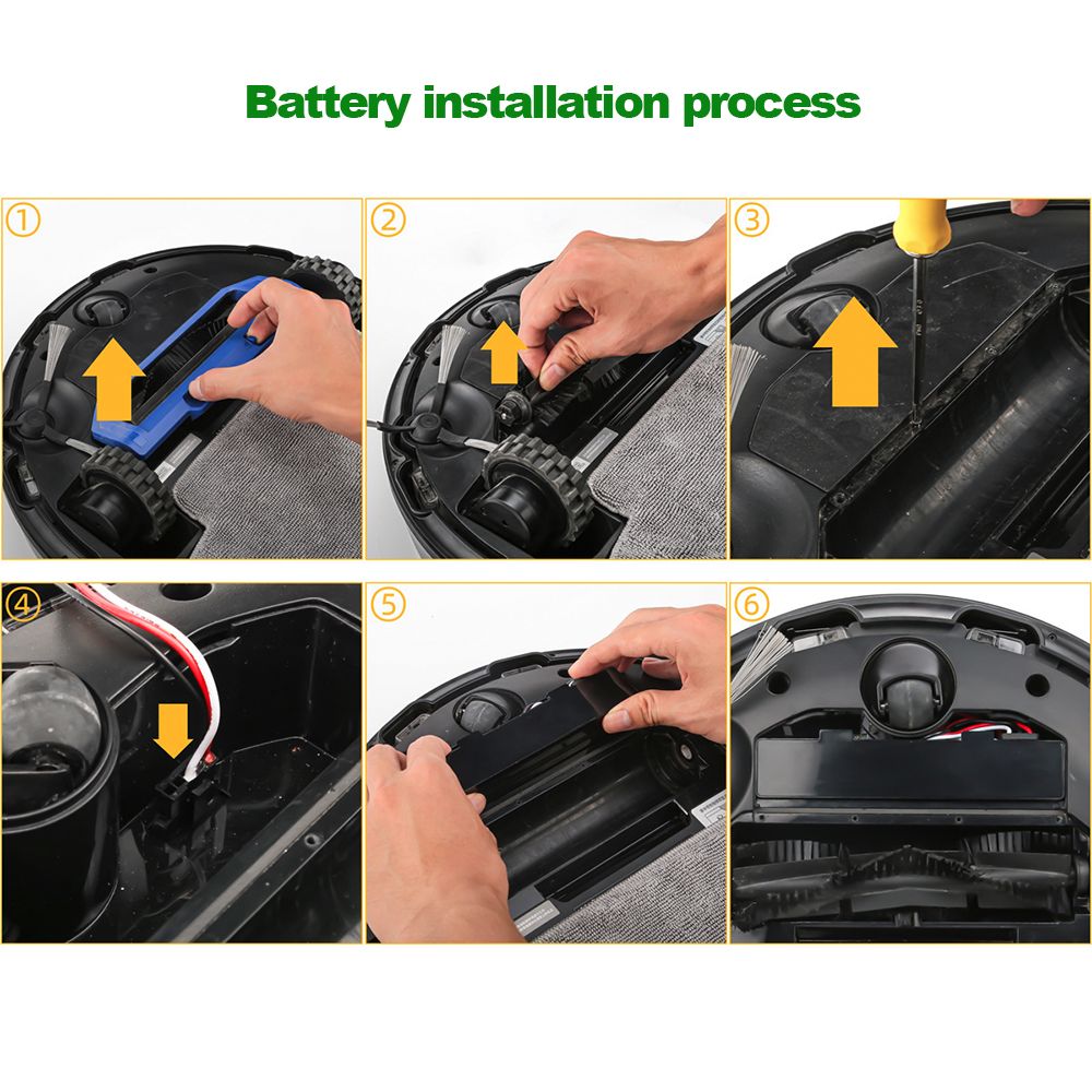Xiaomi Mijia STYTJ02YM 3200mAh 14.8V oppladbart batteri for jevn robotstøvsuging