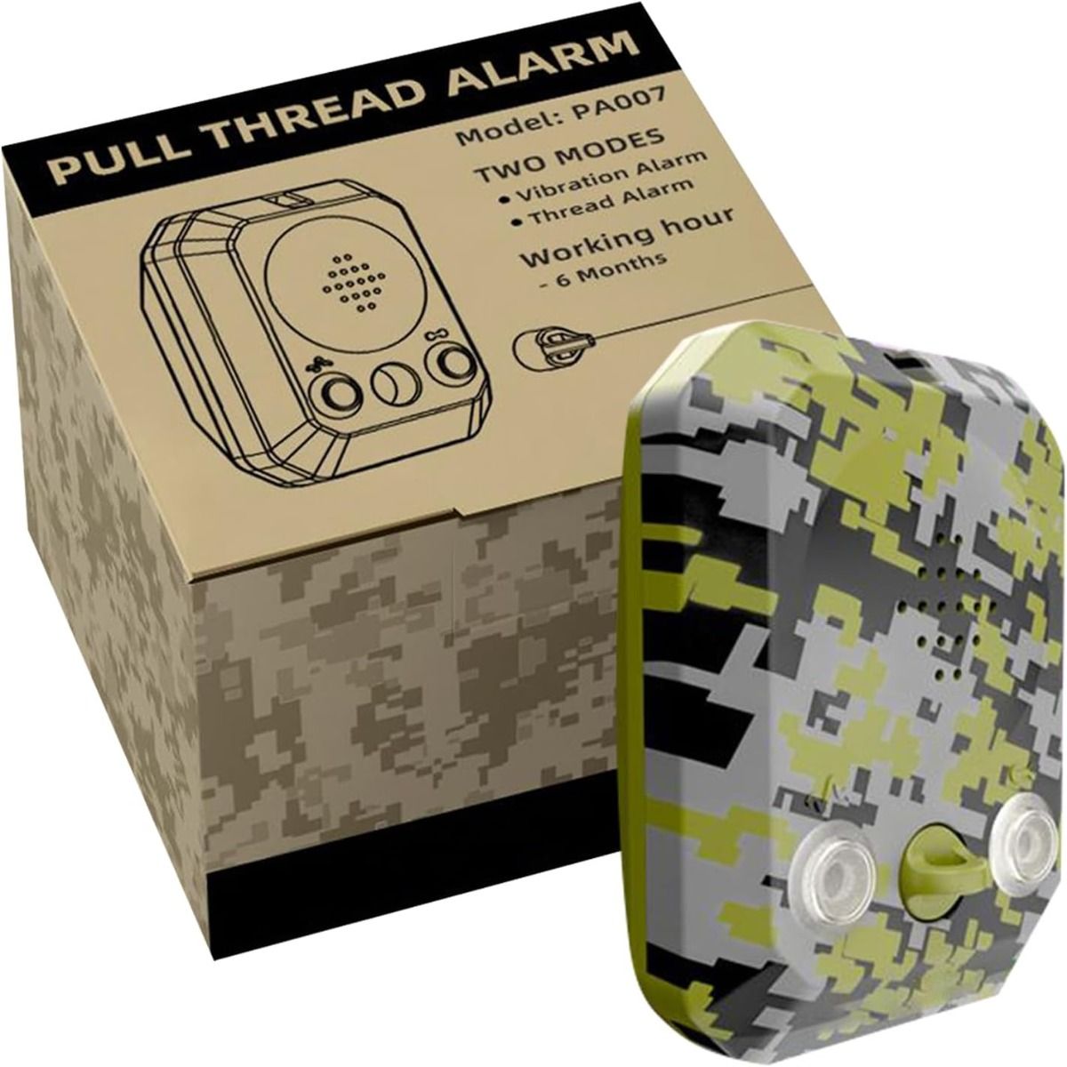 120dB Perimeteralarm | Vanntett Snubletrådalarm for Camping, Jakt & Utendørs Sikkerhet