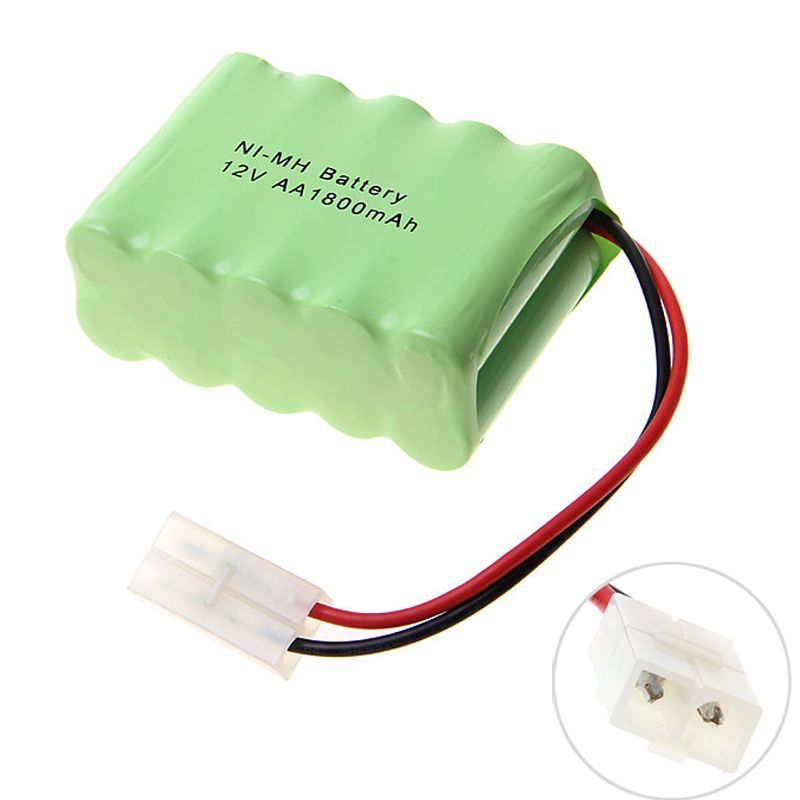 12V AA 1800mAh Ni-MH oppladbart batteri høy kapasitet miljøvennlige batterier bærekraftige energiløsninger