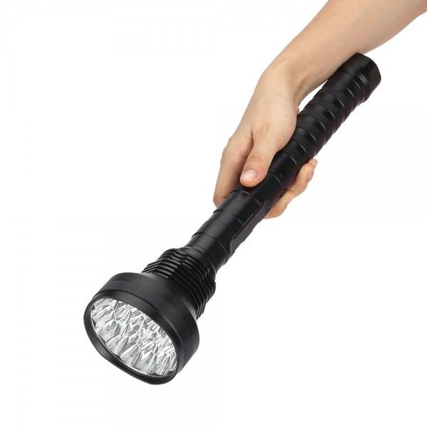 UltraFire 28T6 Høyeffekt LED-lommelykt 40000 lumen 5 moduser Slitesterk utendørs camping- og turlys