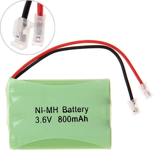 Ni-MH AAA 3.6V 800mAh oppladbar batteripakke for trådløs telefon