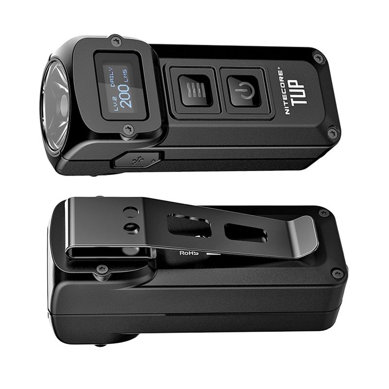 Nitecore TUP XP-L HD V6 LED lommelykt 1000 lumen USB-oppladbar mini utendørsutstyr for fotturer og camping
