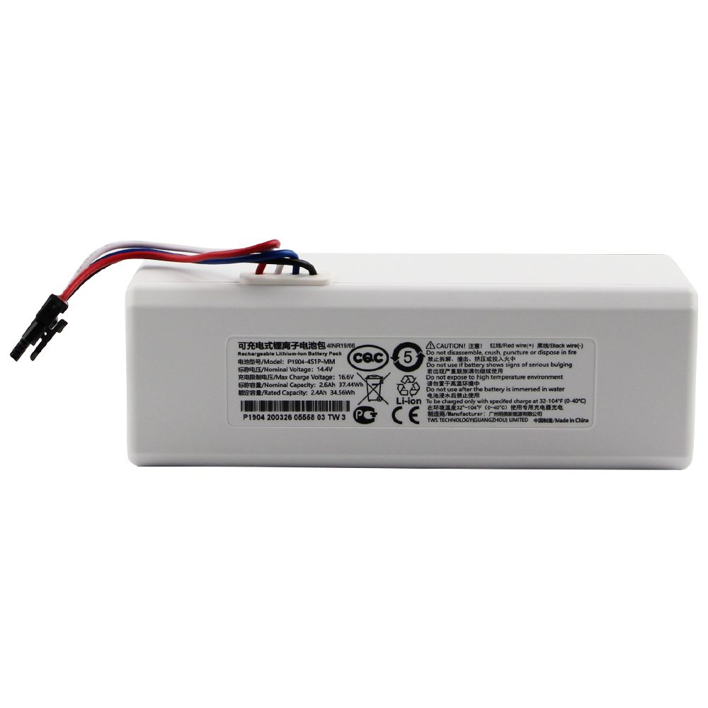 Original robotbatteri 1C P1904-4S1P-MM for Xiaomi Mijia Mi støvsuger- og mopprobot høy kapasitet