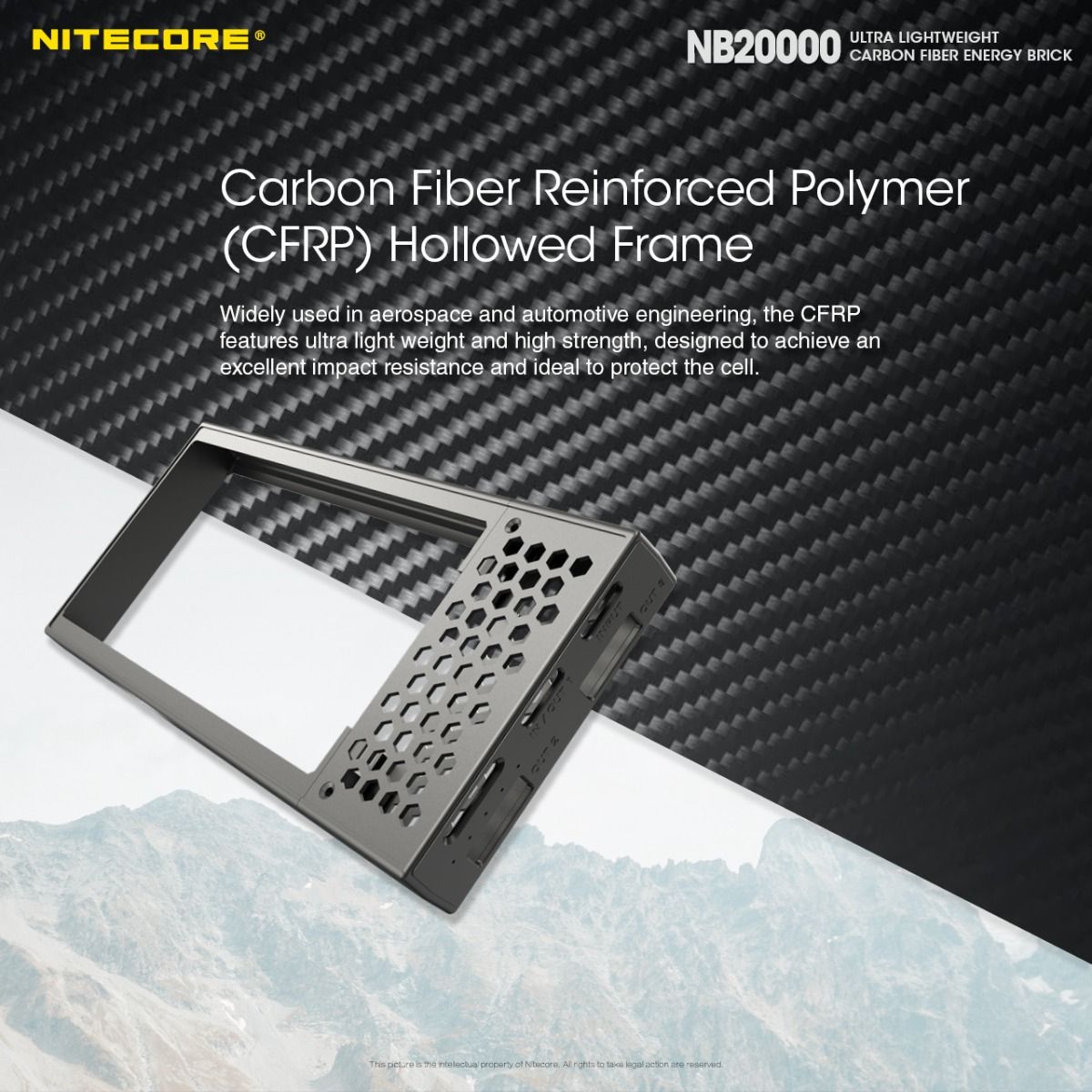 Nitecore NB20000 QC dobbel port 20000mAh powerbank lett hurtiglading USB USB-C smarttelefonlader