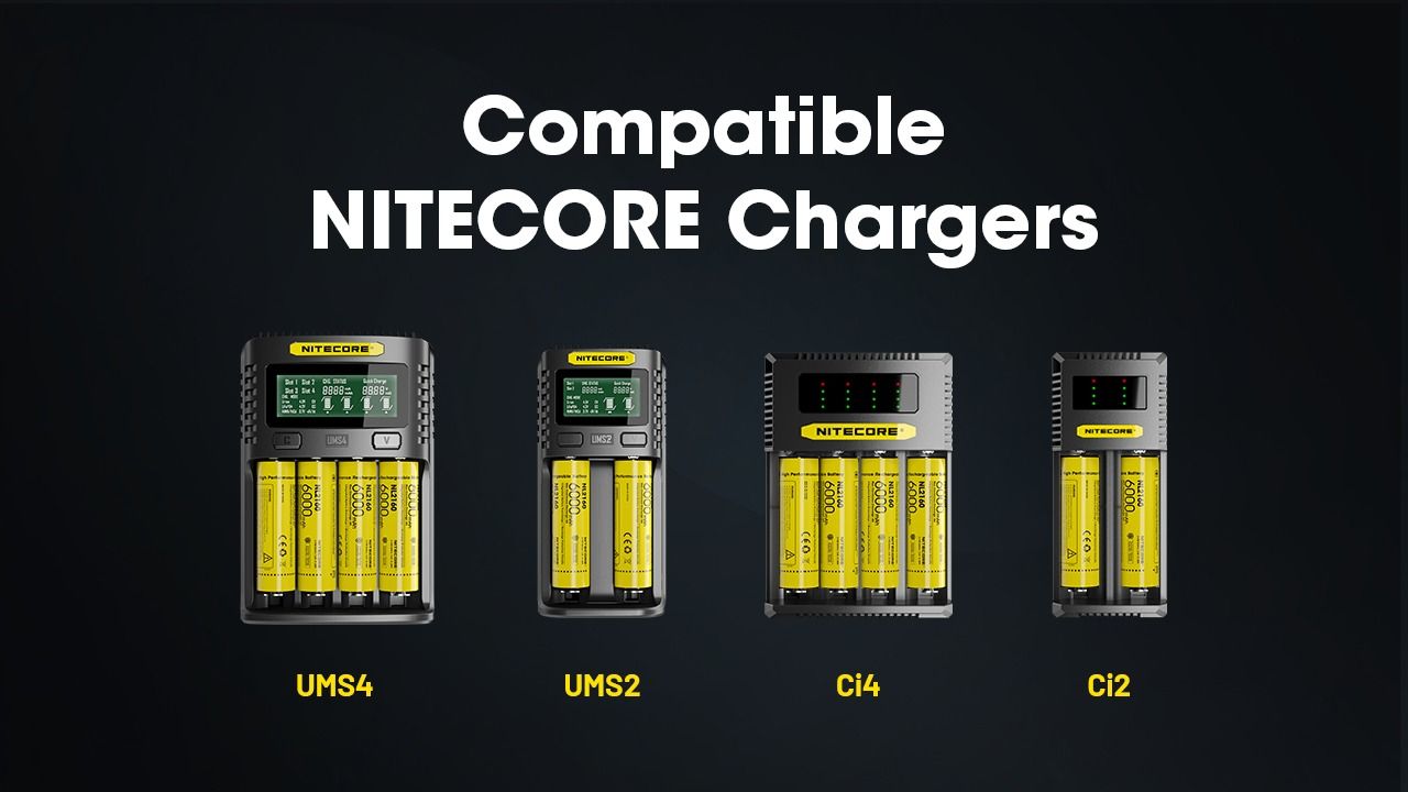 NITECORE NL2160 21700 Li-ion batteri 6000mAh for høyytelses lommelykter digitalkamera holdbar ytelse