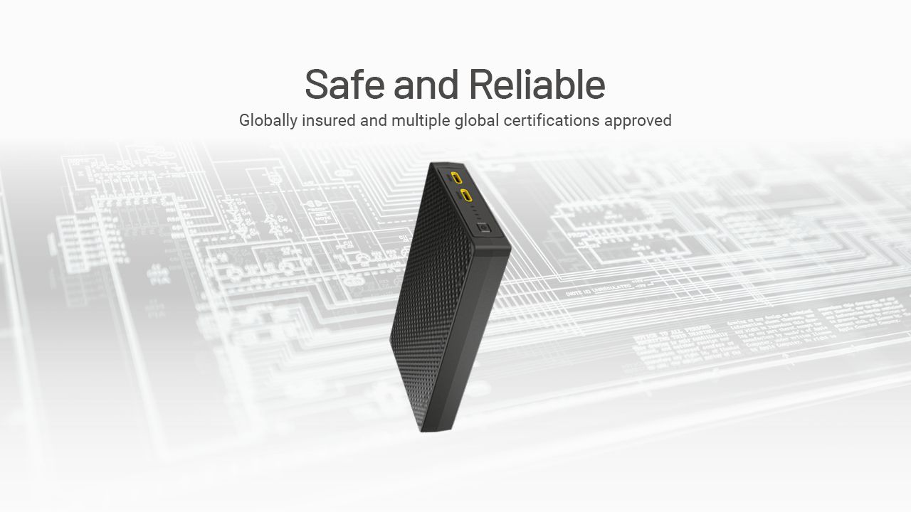 Oppdag Nitecore NB20000 gen3 lettvekt 20000mAh powerbank med dual USB-C QC-støtte perfekt bærbar lader