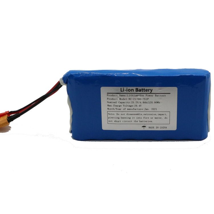 21700-7S1P-25.2V Høykapasitets Batteripakke Lettvekt Li-Ion Skateboard Energiløsning med Robuste Sikkerhetsfunksjoner