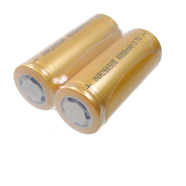 UltraFire 26650 4000mAh høy kapasitet Li-ion oppladbart batteri, miljøvennlig for høytstrømsenheter
