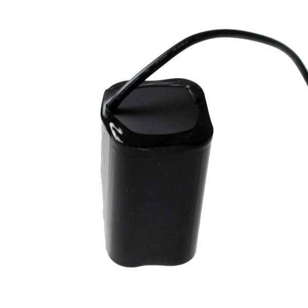 Høy kapasitet 8,4V sykkellysbatteri 5521 DC-grensesnitt oppladbart 4*18650 holdbar batteripakke