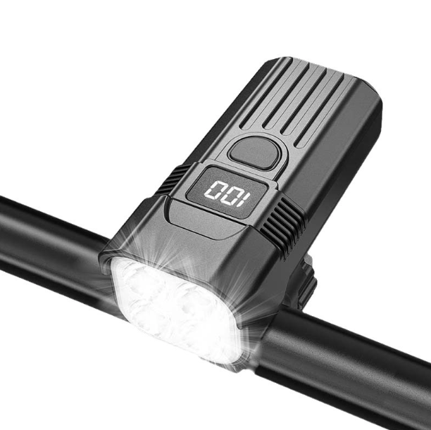 USB-C oppladbart sykkellys foran LED frontlys for sykkel MTB landeveissykkel hodelykt enkelt å installere sykkeltilbehør
