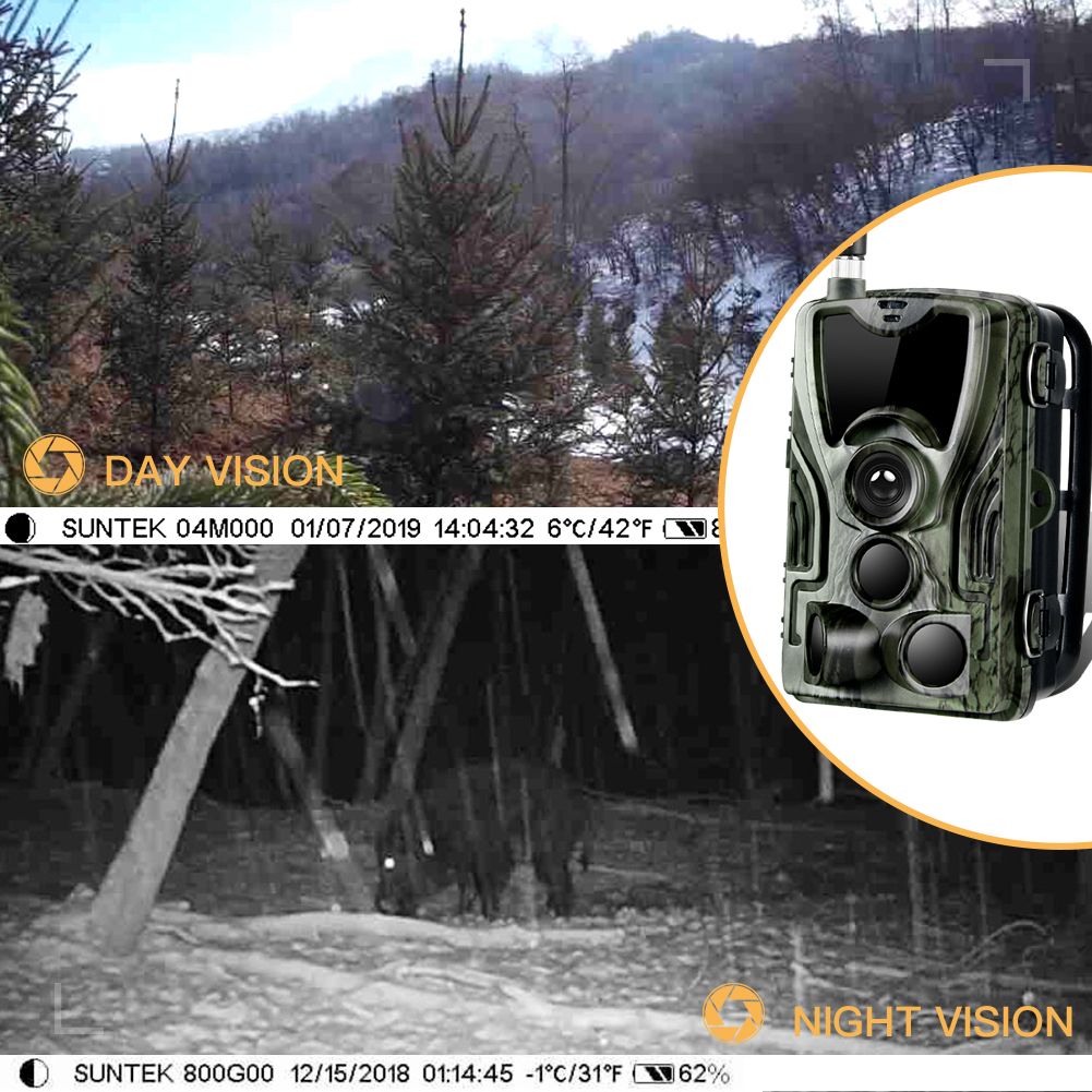 HC801M Viltkamera 20MP 1080P Nattvisjon Perfekt for viltfotografering og dyresporing