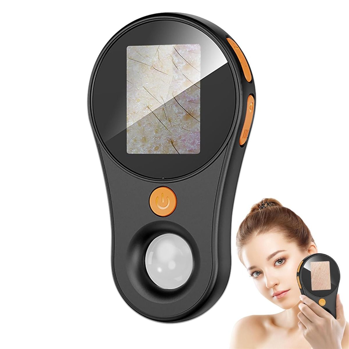 500X Forstørrelse Digitalt Mikroskop 2MP Forstørrelsesglass Elektronikkreparasjon Video Mynter Microscopio Håndholdt Dermatoskop Hudanalysemaskin
