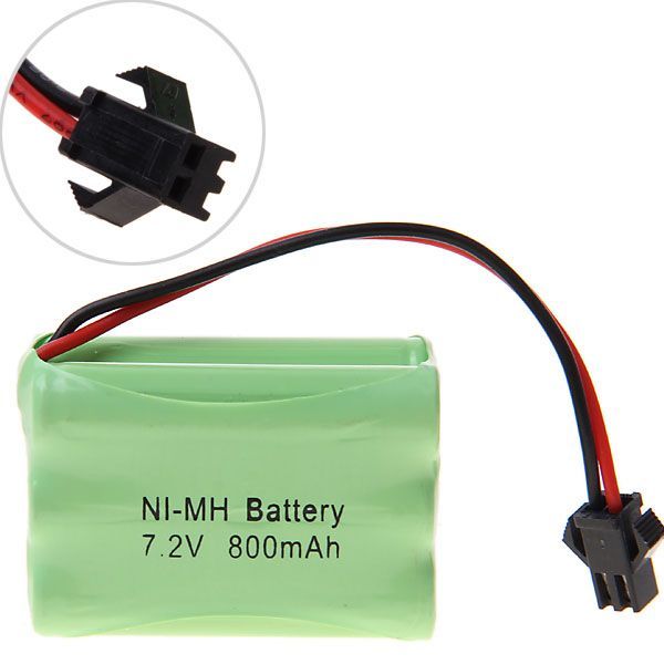 7,2V AAA 800mAh Ni-MH oppladbart batteri SM plugg høy kapasitet og stabil ytelse for modellfly og leketøybiler