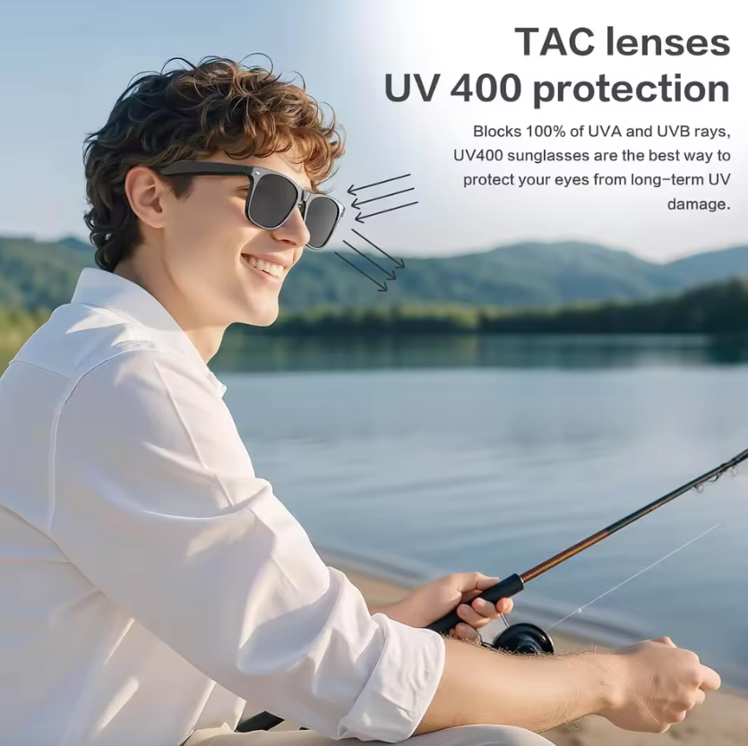8MP AI Camera Smart Glasses with Translation, Recording, Waterproof, and Color-Changing