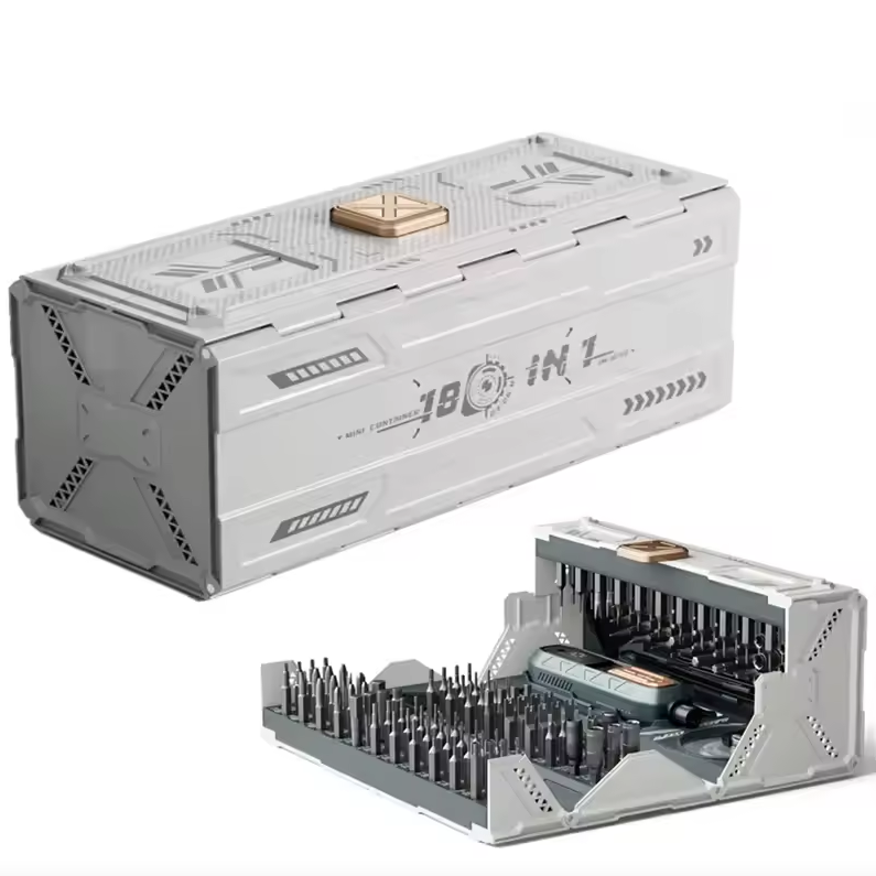 Presisjonsskrutrekker-sett med 21 typer av 160 magnetiske bits, JAKEMY Multi-bits profesjonelt reparasjonssett for bærbare PC-er for de fleste elektroniske enheter, klokke, Xbox, konsoll, briller, dørklokke
