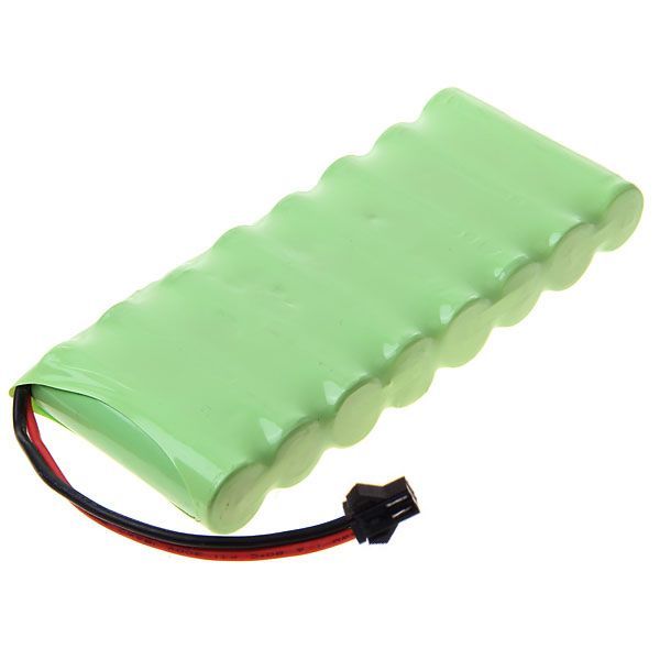 9.6V AA 1800mAh Ni-MH oppladbart batteri SM-plugg for fjernstyrte kjøretøy miljøvennlig høy kapasitet