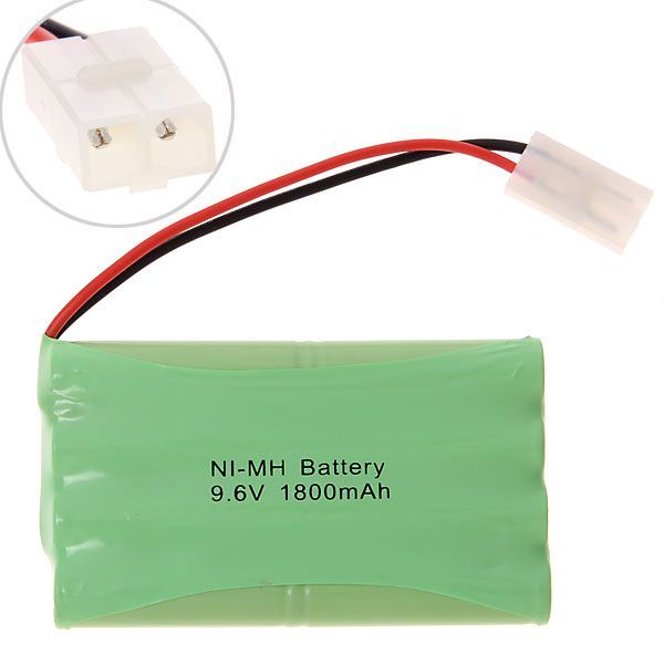 9,6V AA 1800mAh Ni-MH oppladbart batteri miljøvennlig høy kapasitet for fjernstyrte kjøretøy husholdningsapparater