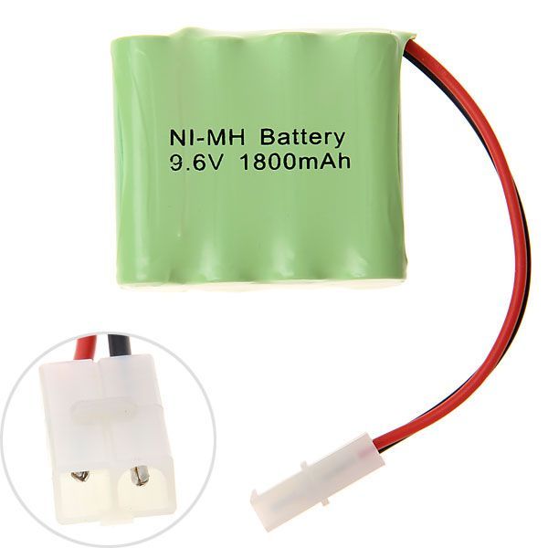9,6V AA oppladbart batteri 1800mAh Ni-MH miljøvennlig batteri for langvarig høy-drain elektronikk
