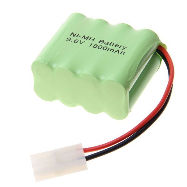 9.6V AA 1800mAh Ni-MH oppladbart batteri – miljøvennlig, langvarig for kameraer og spillkontrollere