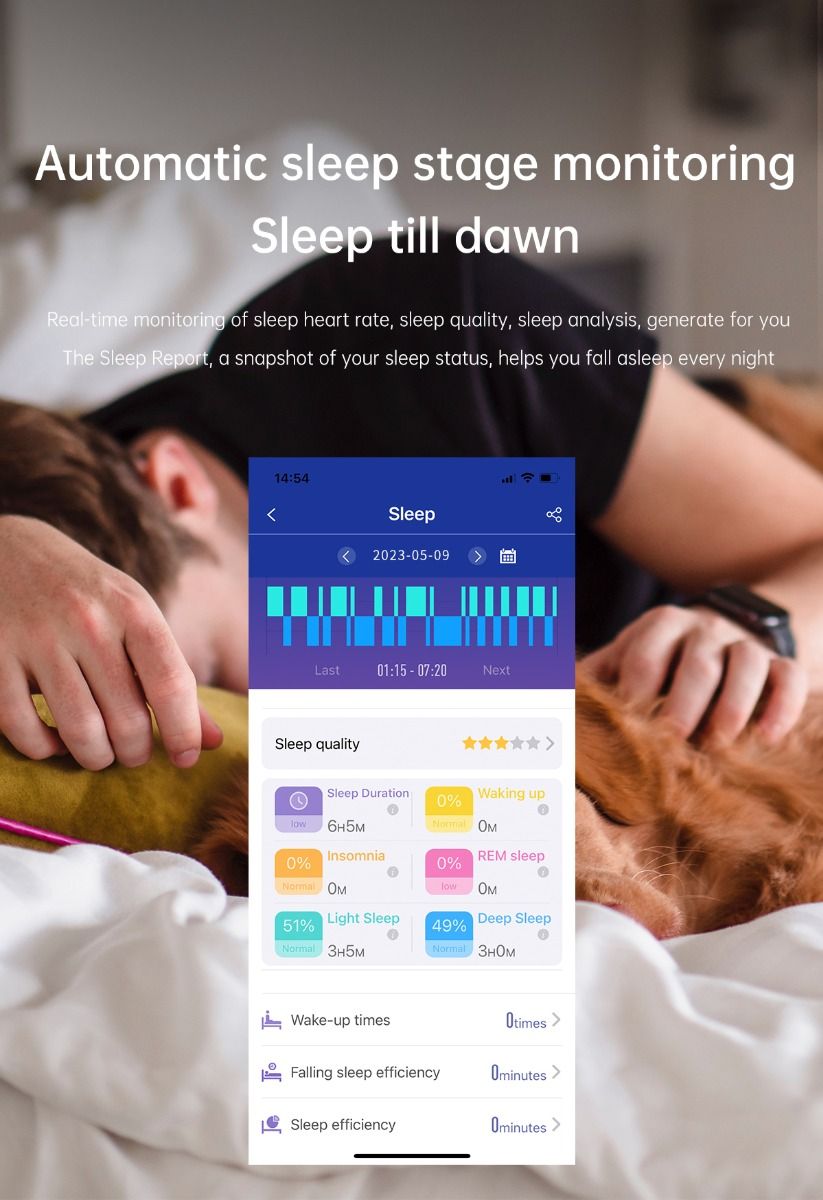 ET540 Blodsukker EKG Kroppstemperatur Blodtrykk Blodoksygen Hjertefrekvens Bluetooth-anrop Smartklokke Treningsmåler