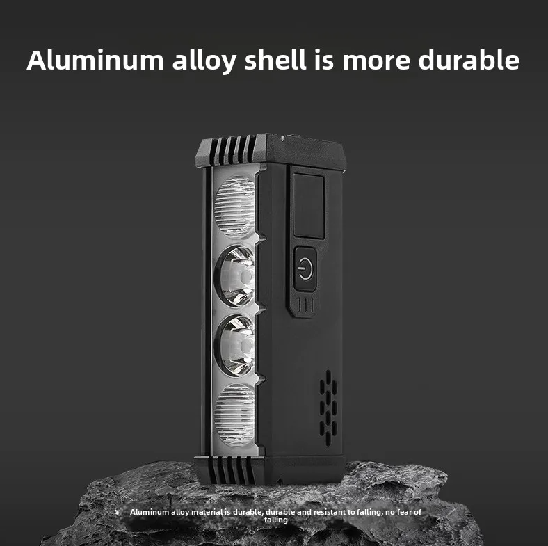 ACRUNU LED-sykkellys USB-oppladbart Sykkellys - 4 moduser Sykkelhodelykt