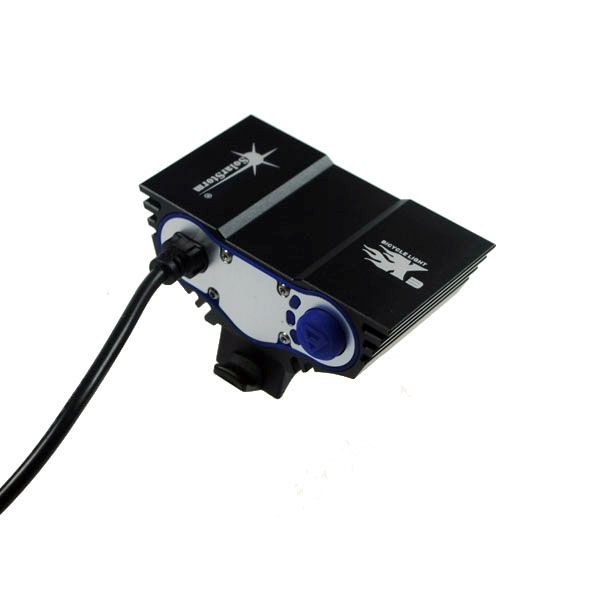 SolarStorm X3 3000 Lumen LED Sykkellys Vanntett Multifunksjonell Hodelykt Sykkeltilbehør
