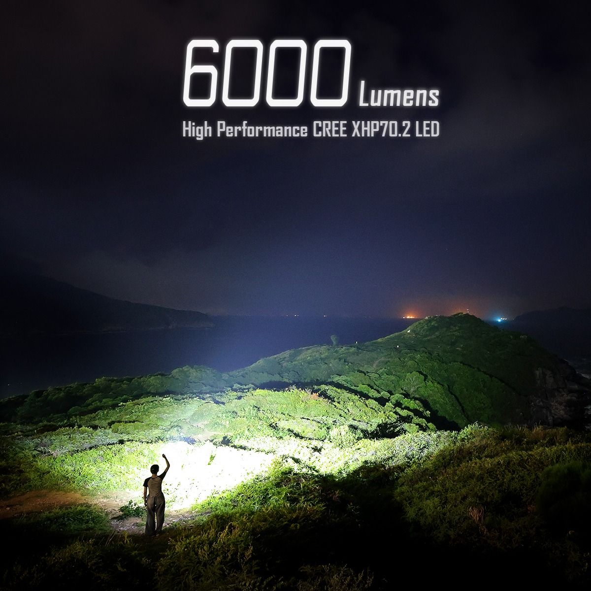 IMALENT BL70 6000 lumen Type-C oppladbar LED EDC-lommelykt
