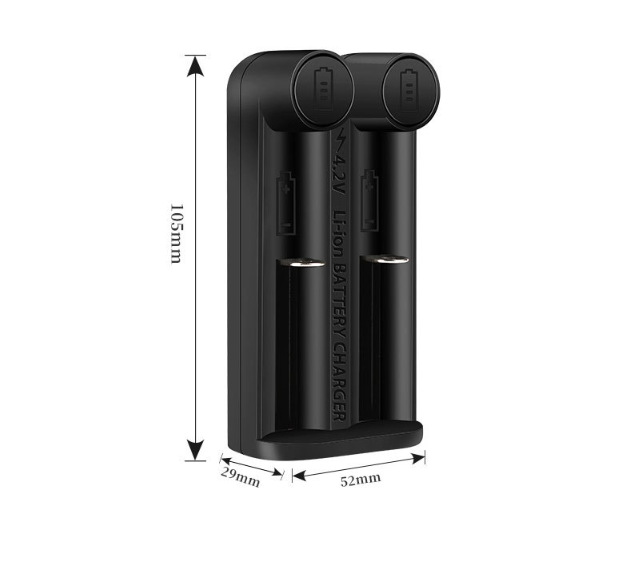 21700 Batterilader for 18650 CR123A 14500 med intelligent MCU-teknologi og sikkerhetsfunksjoner effektiv løsning