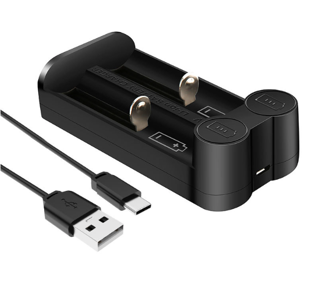 21700 batterilader profesjonell for oppladbare litiumbatterier med intelligent MCU teknologi og 0 volt aktivering