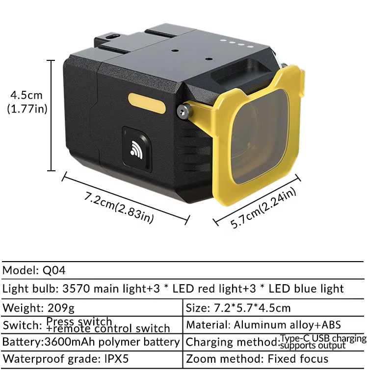 Nitebeam Hengekabel cut-off sykkelforlys 30W kraftig belysning holdbart aluminium håndfri betjening